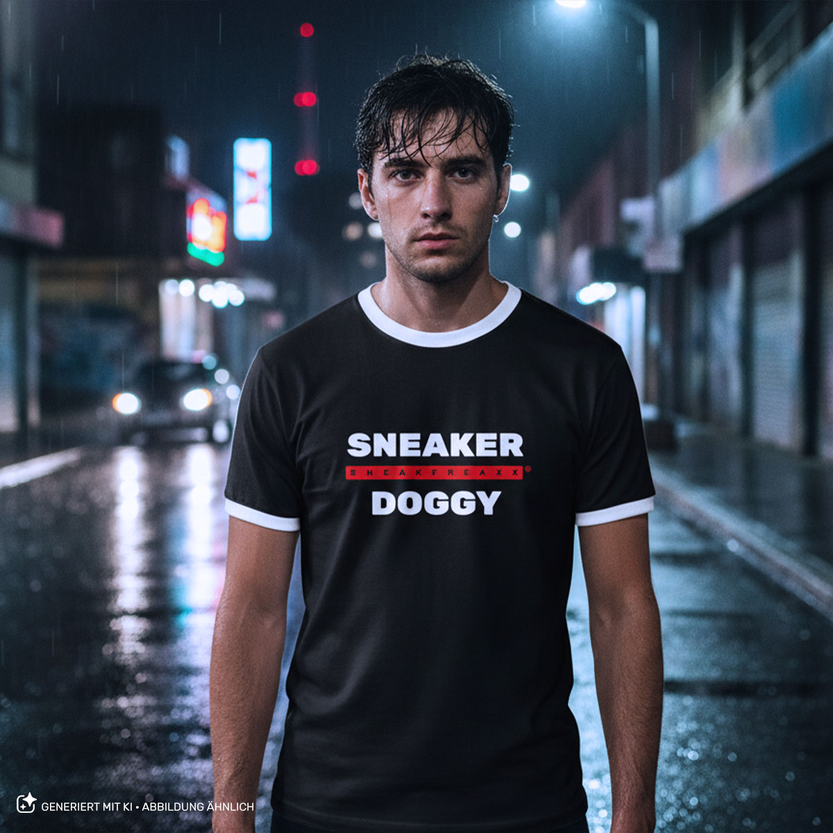 T-SHIRT - KONTRAST - SNEAKER DOGGY