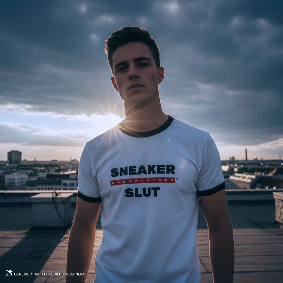 T-SHIRT - KONTRAST - SNEAKER SLUT