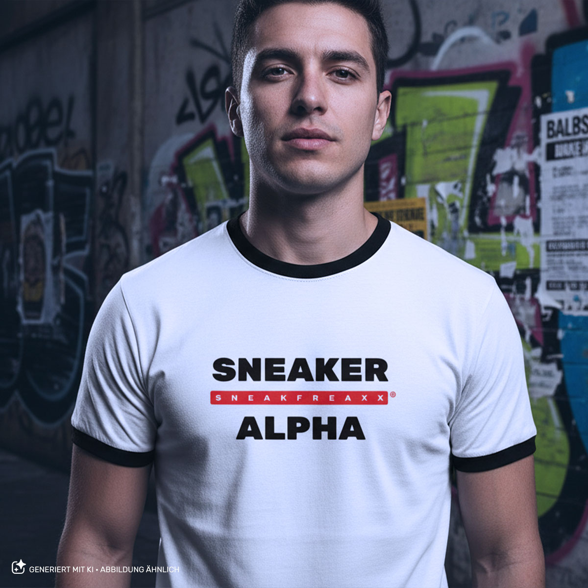 T-SHIRT - KONTRAST - SNEAKER ALPHA