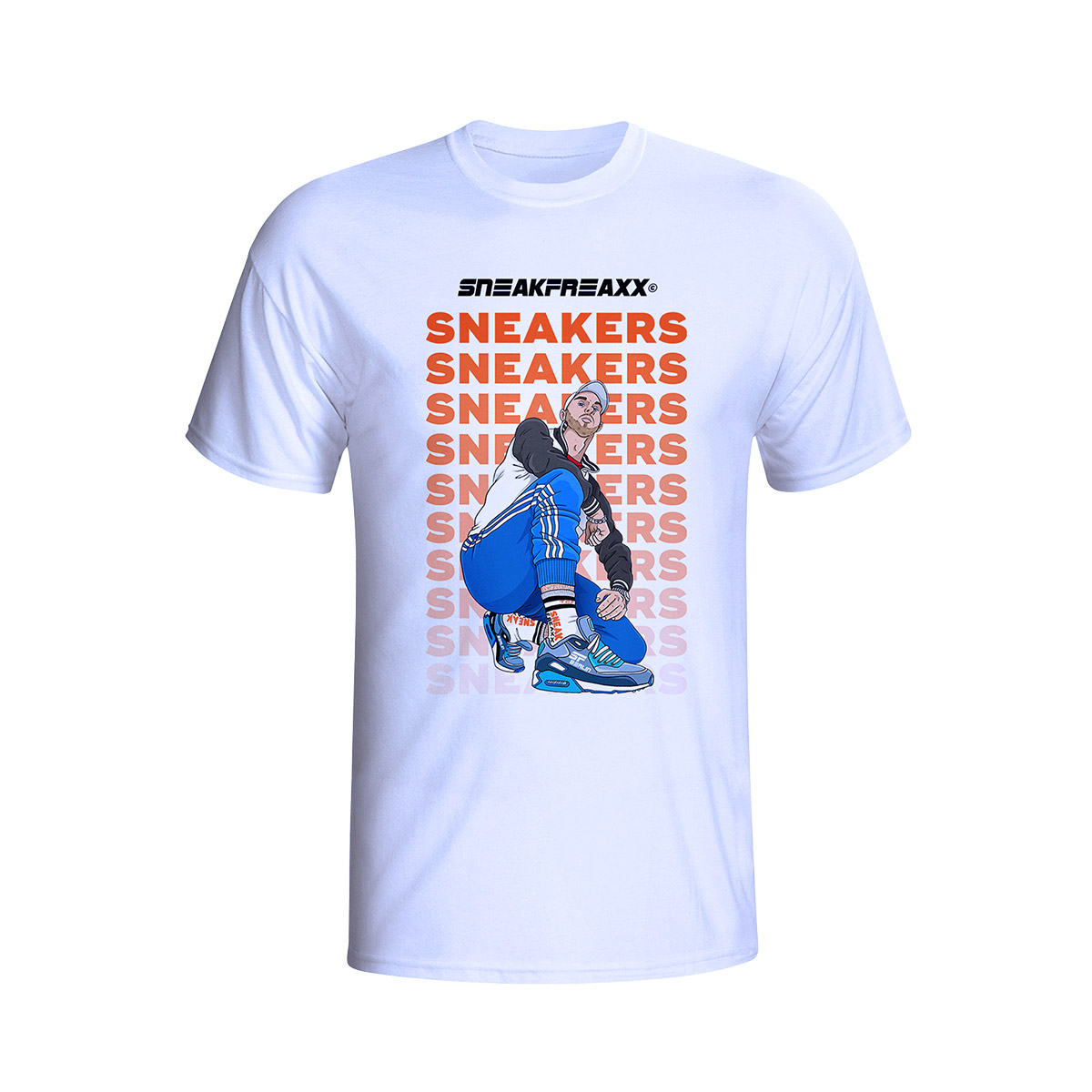 T-SHIRT - SNEAKERS I - WEISS
