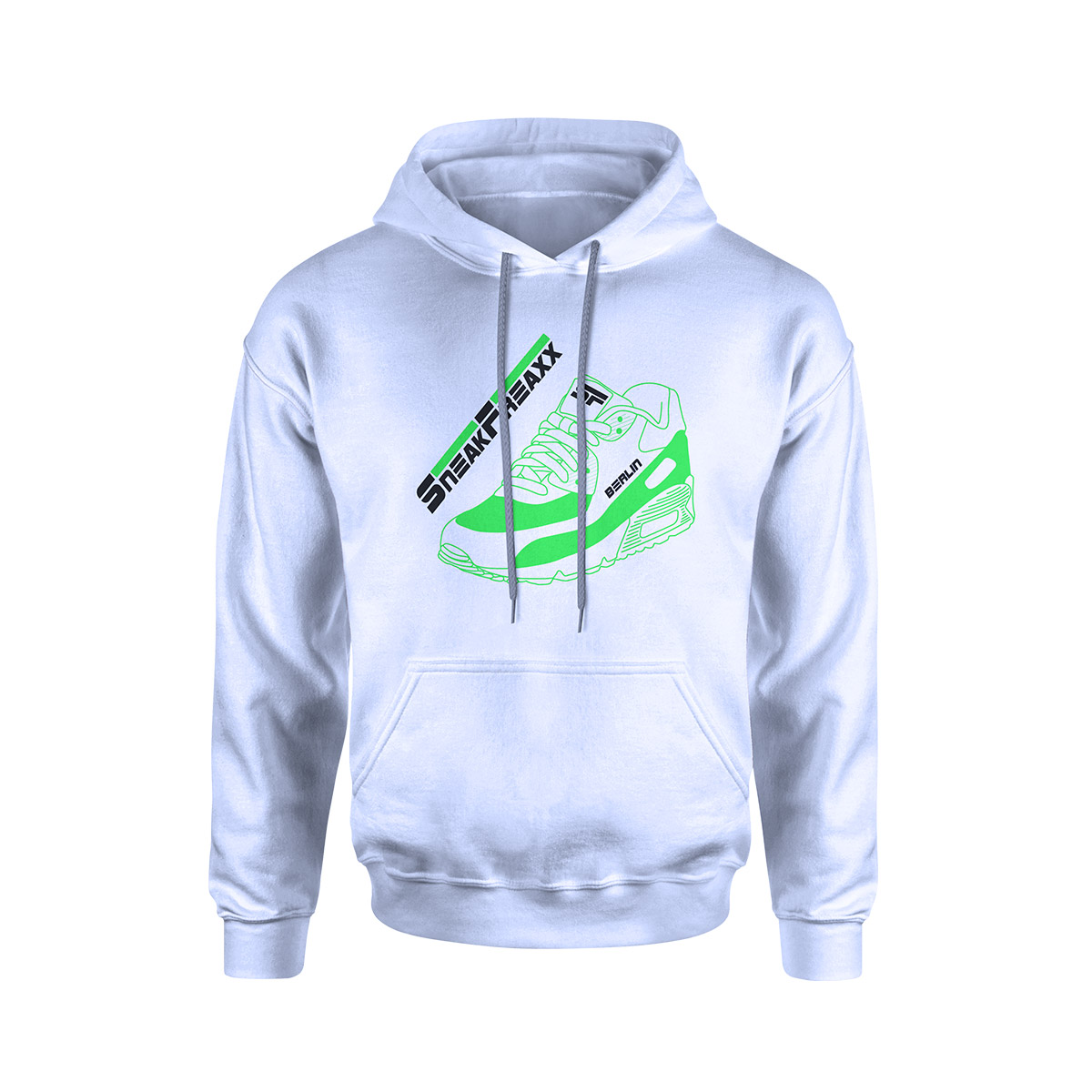 HOODIE - SNEAK MAX II - WEISS